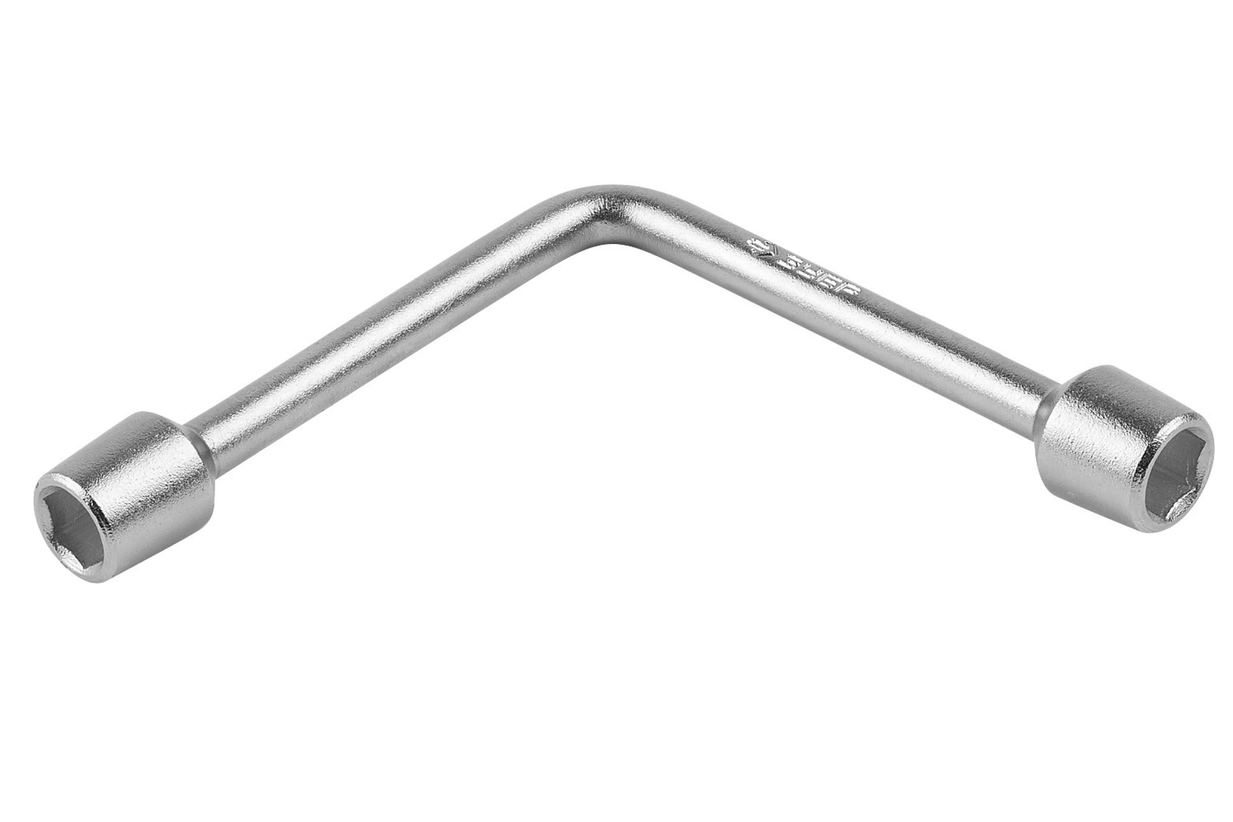 Ключ гаечный торцевой Г-образный 8x10 мм, сталь С45, ЗУБР (27569-08-10)