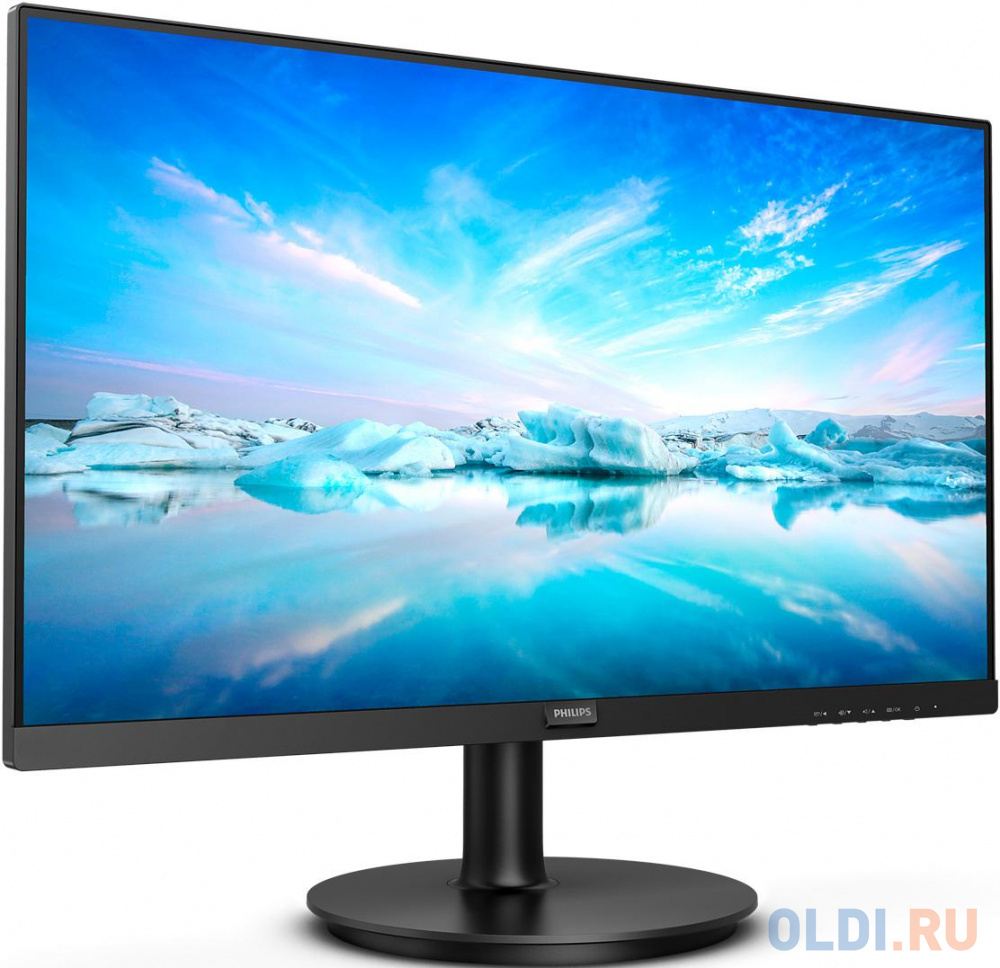 Монитор Philips 21.5" 222V8LA (00/01) черный VA LED 16:9 HDMI M/M матовая 250cd 178гр/178гр 1920x1080 D-Sub DisplayPort FHD 2.79кг в Москвe