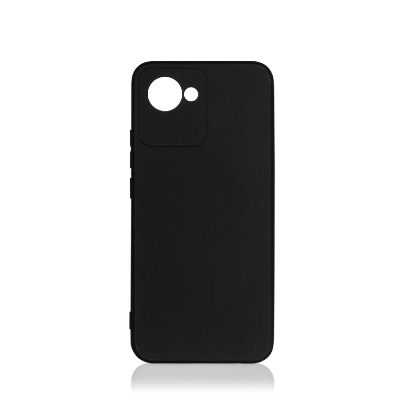 Чехол DF для Realme C30 Silicone Black rmCase-18