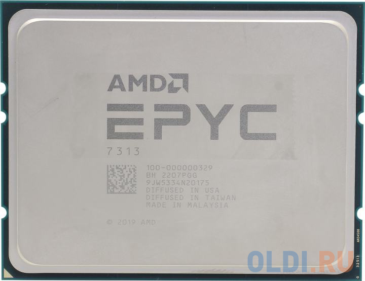 AMD EPYC 7313 16 Cores, 32 Threads, 3.0/3.7GHz, 128M, DDR4-3200, 2S, 155/180W