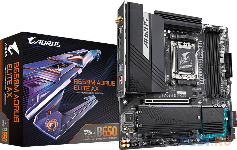 Материнская плата GigaByte B650M AORUS ELITE AX