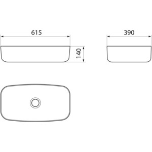 Раковина-чаша Point Веста 62х39 белая (PN43702WB)