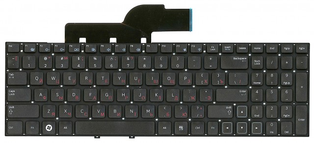 Клавиатура Pitatel для Samsung 300E5A/300V5A RU, черная (KB-244R)