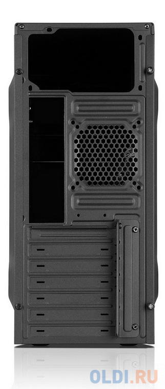 Корпус microATX InWin Powerman ES722BL/BK Без БП чёрный 6113479