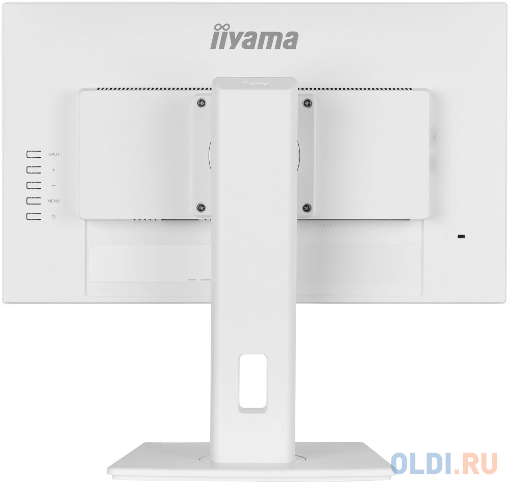 LCD Iiyama 27'' XUB2792HSU-W6 белый {IPS 1920х1080 100Hz 0.4ms 250cd 178/178 1300:1  HDMI2.0 DisplayPort1.2 4xUSB3.2 2x2W HAS Pivot}