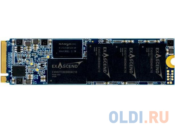 M.2 2280 1920GB Exascend PE3 Enterprise SSD PCIe Gen3x4 with NVMe, 3100/1600, IOPS 340/30K, MTBF 2M, 3D TLC, 2024MB, 2000TBW, 0,57DWPD, Sequential wor