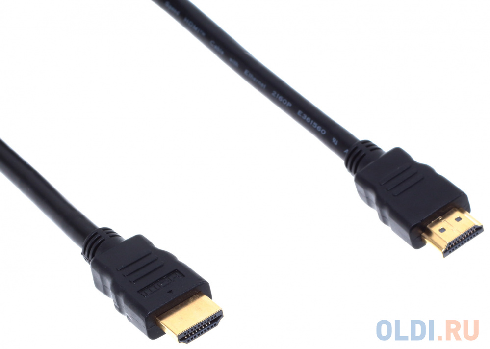 Кабель HDMI 5м BURO BHP RET HDMI50-2 круглый черный