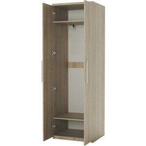 Шкаф для одежды Шарм-Дизайн Комфорт МШ-21 110х45 с зеркалами, дуб сонома