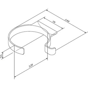 Держатель фена Am.Pm Inspire 2.0 хром (A50A32300)