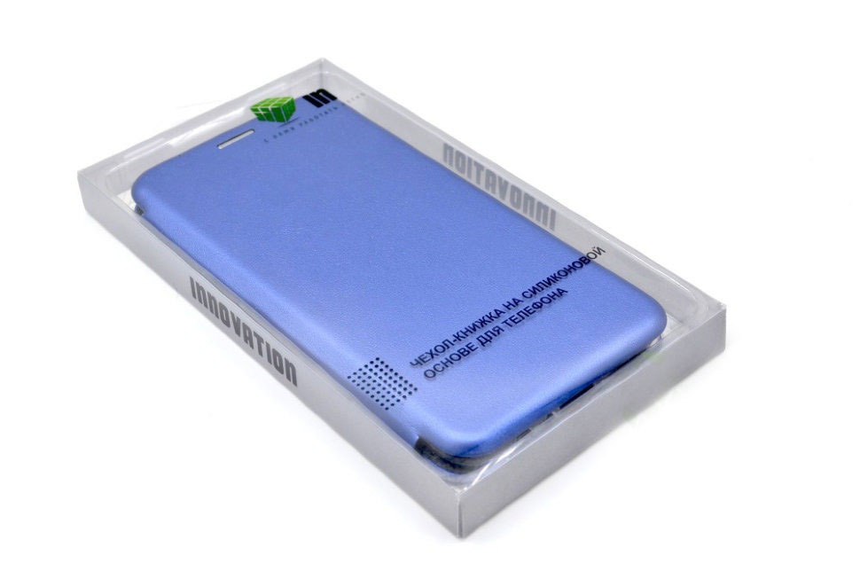 Чехол Innovation для Xiaomi Redmi 9 Silicone Book Blue 17793