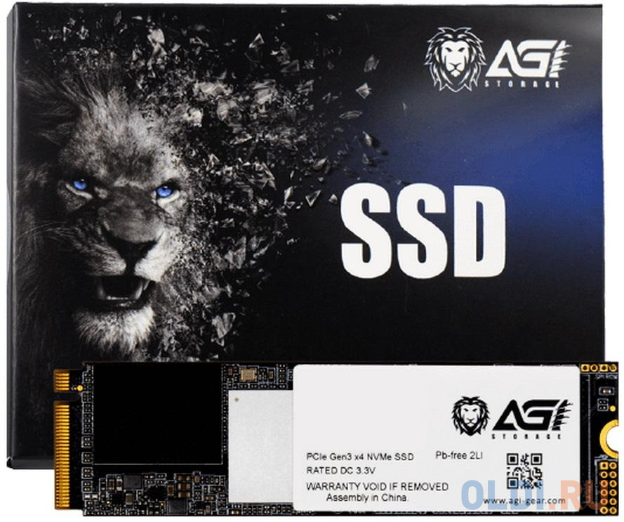 SSD накопитель AGI AI218 512 Gb PCI-E 3.0 x4 AGI512GIMAI218