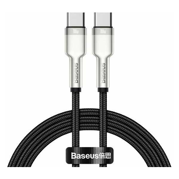 Кабель Baseus Cafule Series Type-C - Type-C 100W 1m Black CATJK-C01