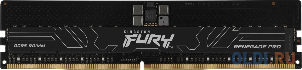 Модуль памяти Kingston 32GB DDR5 6000 FURY Renegade Pro RDIMM Black XMP ECC Registered DIMM (Single Module) 1RX4 32-38-38 1.35V 288-pin 16Gbit