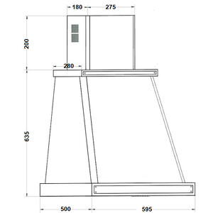 Вытяжка Kuppersberg T 669 W Silver