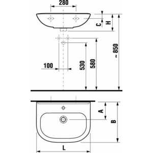 Раковина Jika Olymp 60х45 (8.1061.3.000.104) в Москвe