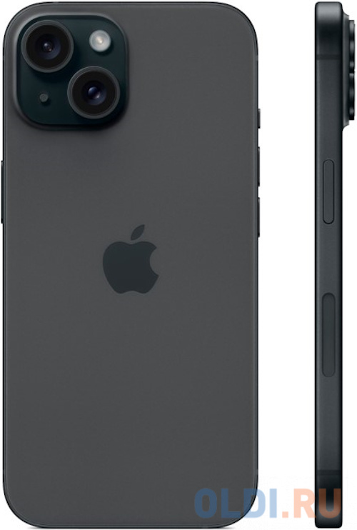 Мобильный телефон IPHONE 15 256GB BLACK MV9P3CH/A APPLE