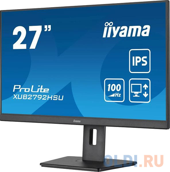 Монитор Iiyama 27" ProLite XUB2792HSU-B6 черный IPS LED 0.4ms 16:9 HDMI M/M матовая HAS Piv 1300:1 250cd 178гр/178гр 1920x1080 115Hz DP FHD USB 5