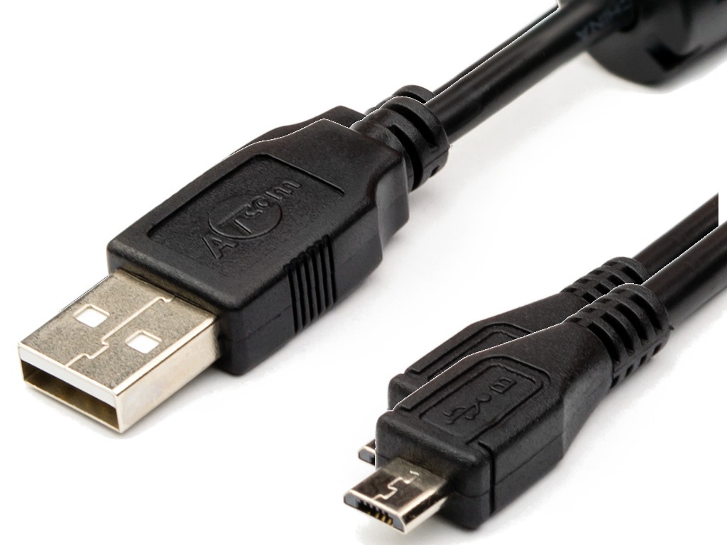 Аксессуар ATcom USB 2.0 AM - Micro USB 80cm АТ9174