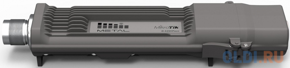 Точка доступа MikroTik RBMetalG-52SHPacn Metal 52 ac  2.4/5GHz 802.11a/b/g/n/ac wireless, RouterOS L4, metal case, mounting loops, PoE, PSU, Omni ante в Москвe