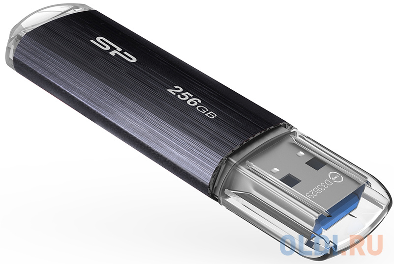 Флеш накопитель 256Gb Silicon Power Blaze B02, USB 3.2, Черный в Москвe