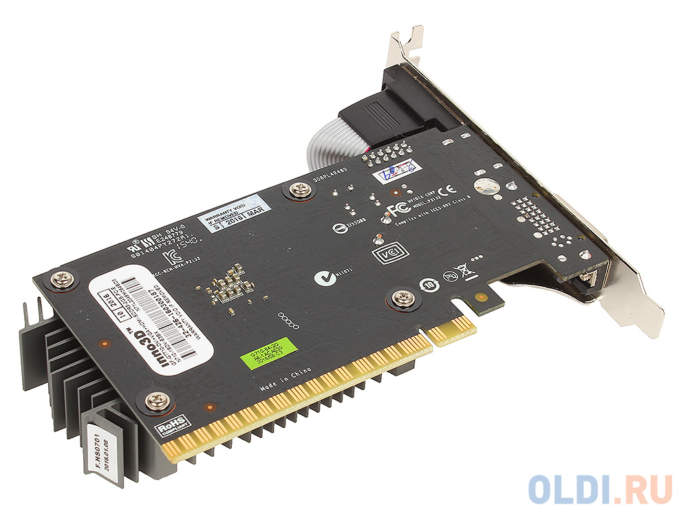 Видеокарта InnoVISION GeForce GT 710 N710-1SDV-E3BX 2048Mb