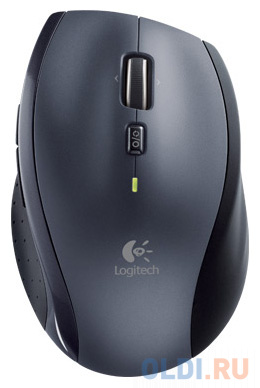 Мышь беспроводная Logitech M705 чёрный серебристый USB 910-001949