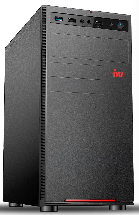 Системный блок IRU Home 320A3SE, AMD A8 9600 3.1GHz, 8Gb RAM, 240Gb SSD, W10, черный (1626206)