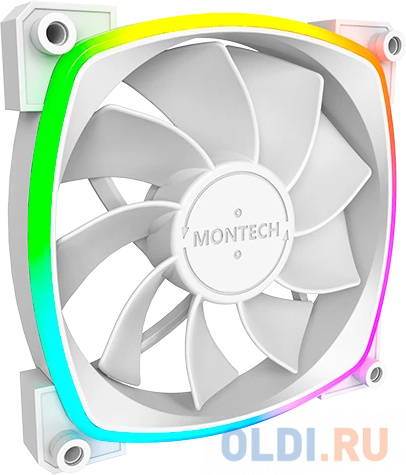 Вентилятор для корпуса Montech RX120 Reverse ARGB 120х120x25 белый 4-pin 27дБ (RX120 PWM WHITE) Ret