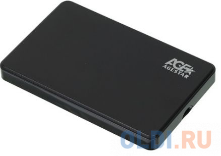 Внешний корпус для HDD AgeStar 3UB2P2 SATA III пластик черный 2.5" в Москвe