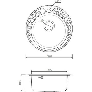 Кухонная мойка Omoikiri Tovada 49-1 IN нержавеющая сталь (4993006)