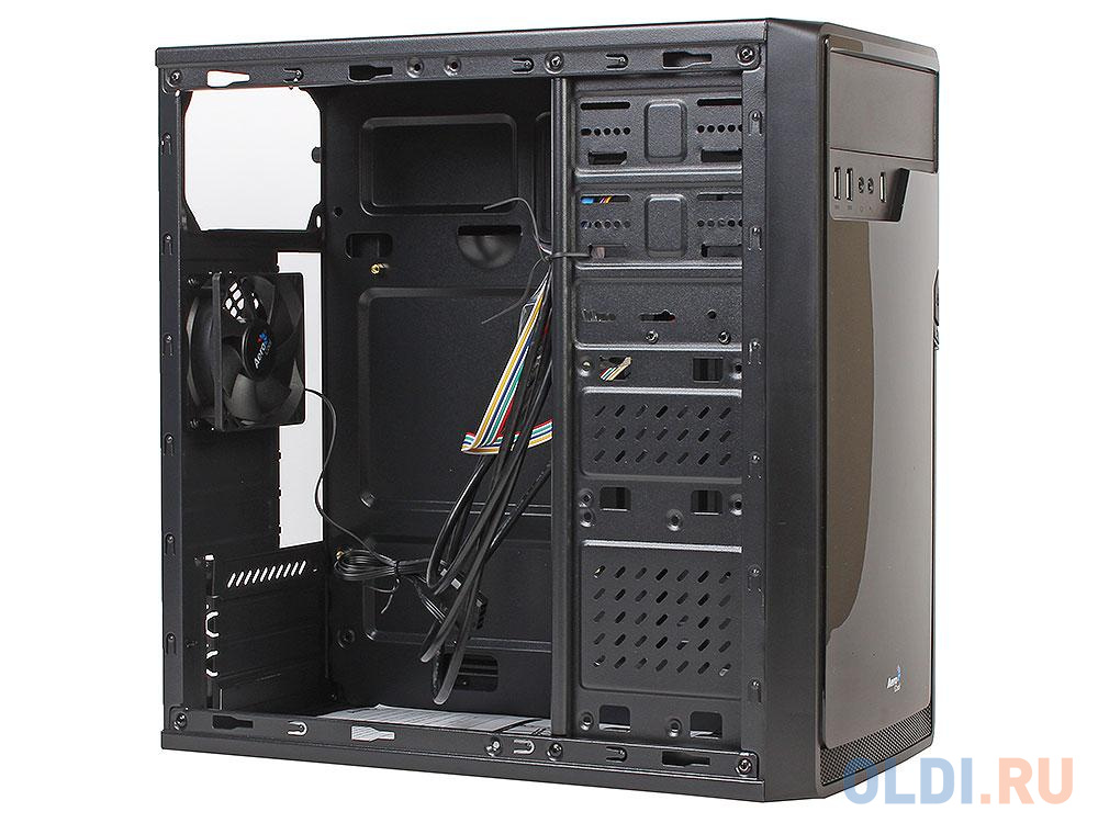 Корпус Aerocool [PGS-C] Cs-100 Advance , mATX, без БП, 2x USB2.0 +1x USB3.0, размер 191 (Ш) x 356 (В) x 373 (Г) мм