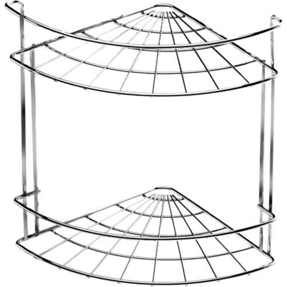 Угловая полка для ванной РемоКолор