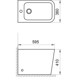 Биде напольное BelBagno Ardente-R (BB003B)