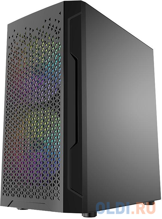 Корпус microATX Powercase CMIMZB-L3 Без БП чёрный