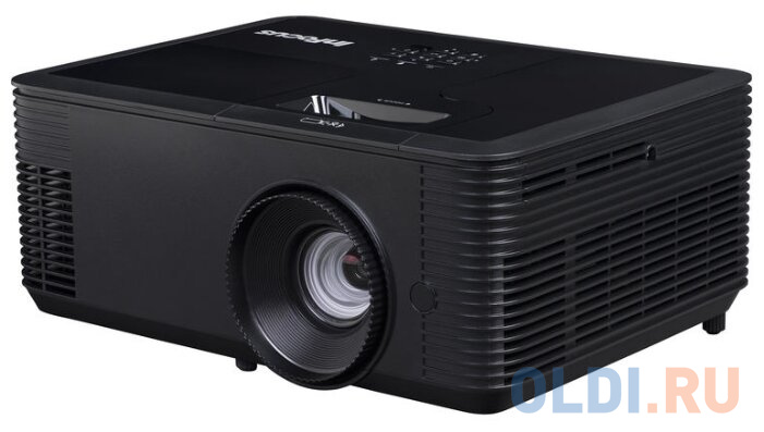 Проектор INFOCUS IN134 DLP, 4000 ANSI Lm, XGA (1024x768), 28500:1, 1.94-2.16:1, 3.5mm in, Composite video, VGAin, HDMI 1.4aх3 (поддержка 3D), USB-A (д