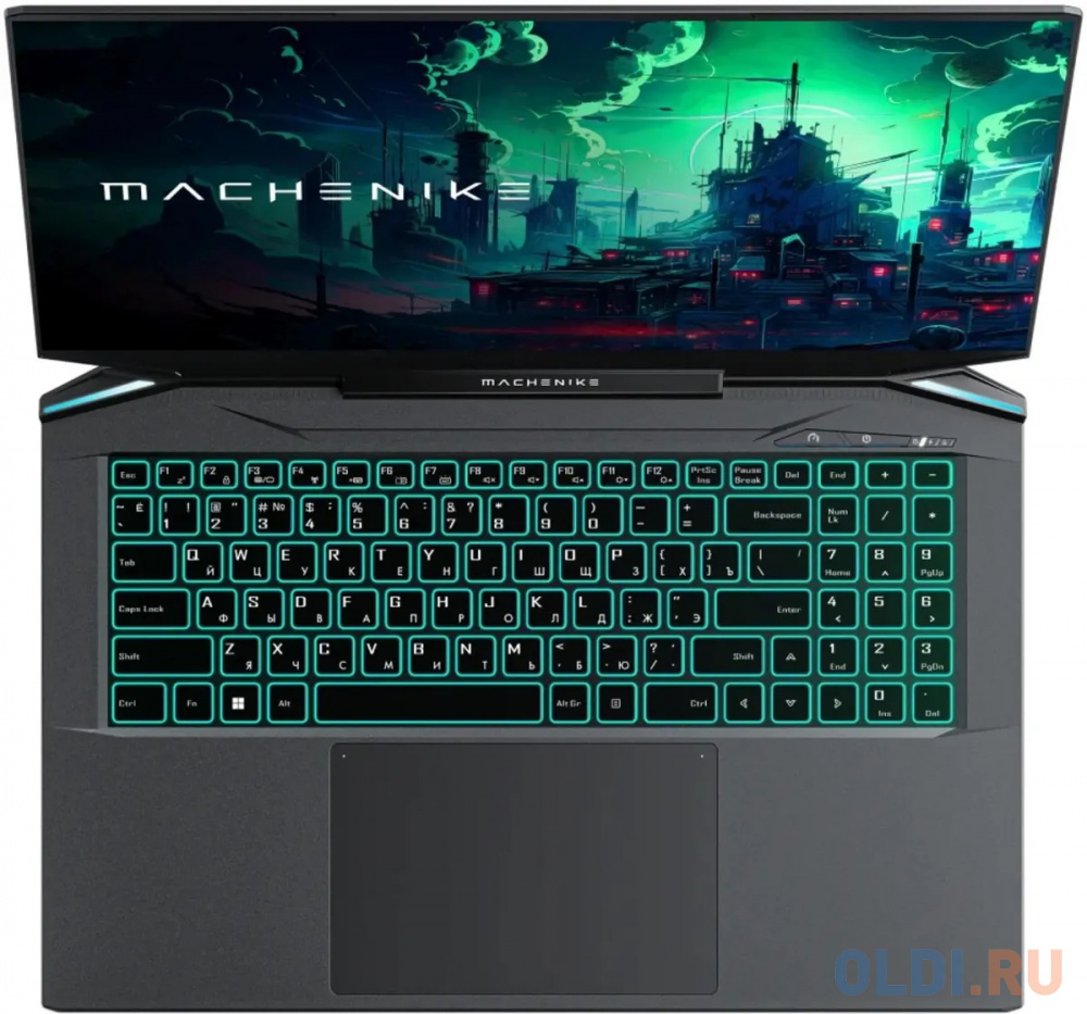 Ноутбук/ Machenike L17 17.3"(1920x1080 IPS 144Hz)/AMD Ryzen 7 7735HS(3.2Ghz)/16384Mb/512PCISSDGb/noDVD/Ext:nVidia GeForce RTX4050(6144Mb)/Cam/BT/