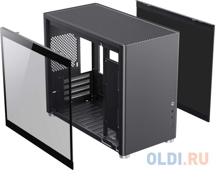 Компьютерный корпус, без блока питания mATX/ Gamemax Spark Black mATX case, black, w/o PSU, w/1xUSB3.0+1xType-C, 1xCombo Audio в Москвe