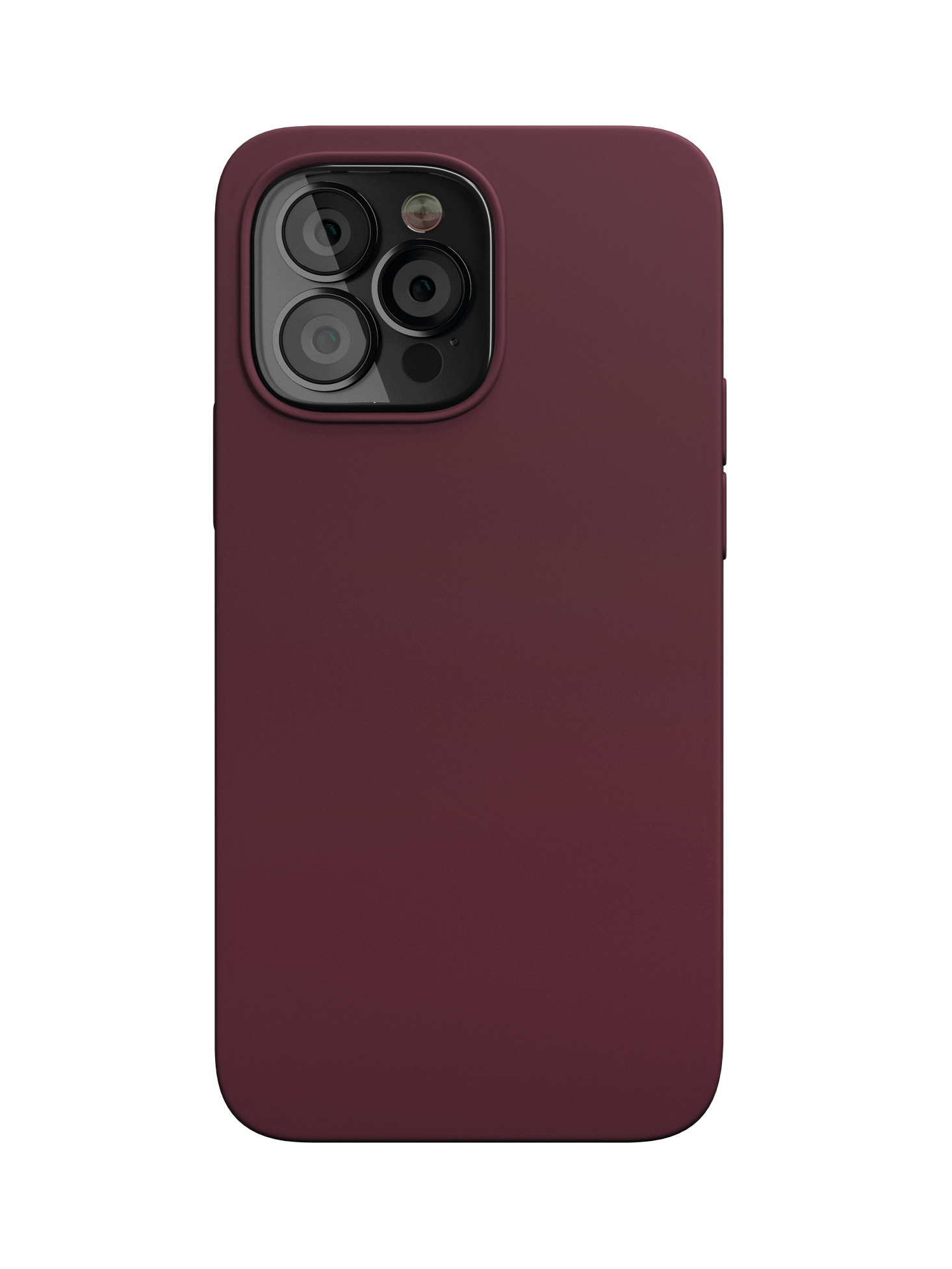 Чехол защитный VLP Silicone case with MagSafe для iPhone 13 Pro, марсала