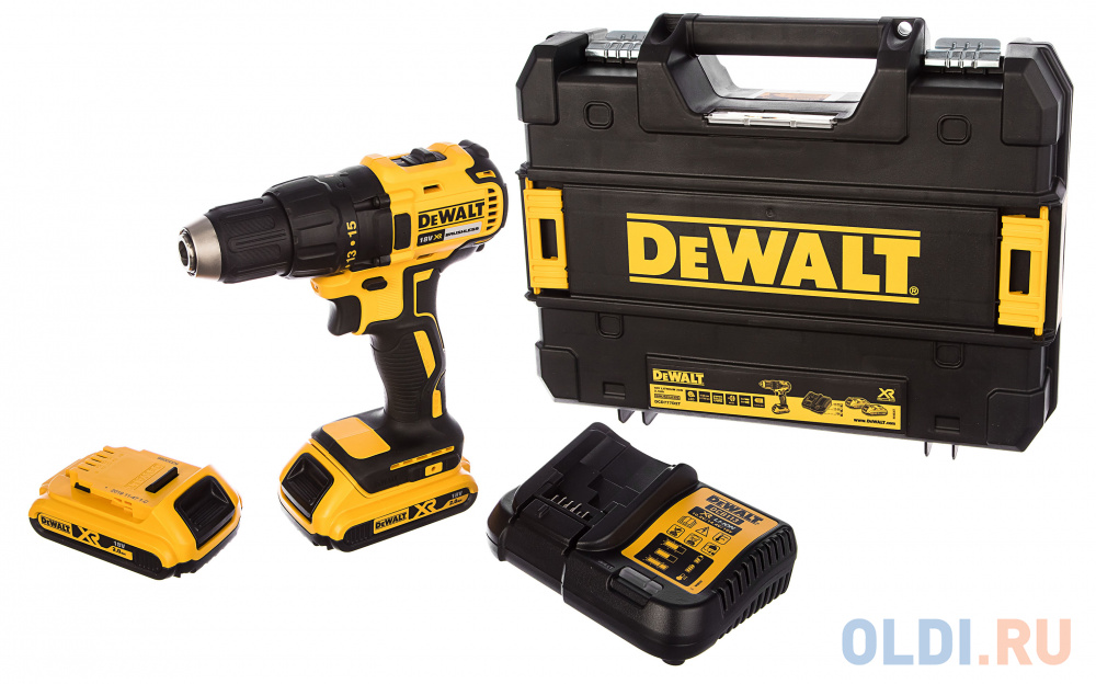 Беcщеточная дрель-шуруповерт DeWALT DCD777D2T