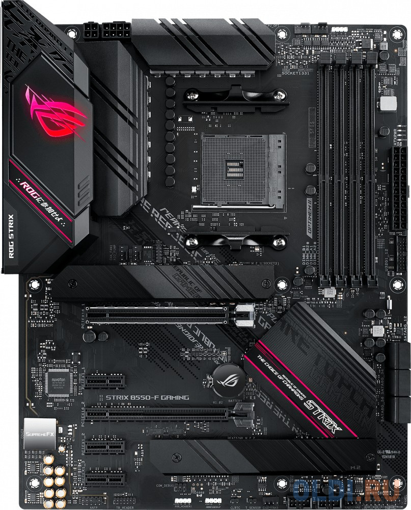 Материнская плата ASUS ROG STRIX B550-F GAMING Socket AM4 AMD B550 4xDDR4 2xPCI-E 16x 3xPCI-E 1x 6 ATX Retail в Москвe