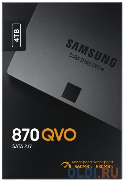 SSD накопитель Samsung 870 QVO 4 Tb SATA-III