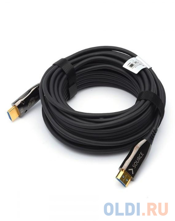 Кабель HDMI 10 м (HIGH speed, Metal gold,  Optical) 8K VER 2.1