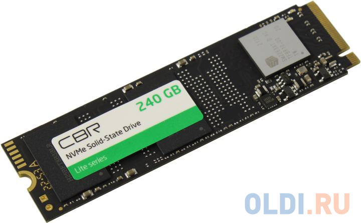 CBR SSD-240GB-M.2-LT22, Внутренний SSD-накопитель, серия "Lite", 240 GB, M.2 2280, PCIe 3.0 x4, NVMe 1.3, SM2263XT, 3D TLC NAND, R/W speed u