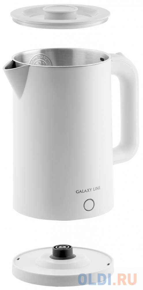 Чайник электрический GALAXY LINE GL 0362, 2200Вт, белый в Москвe