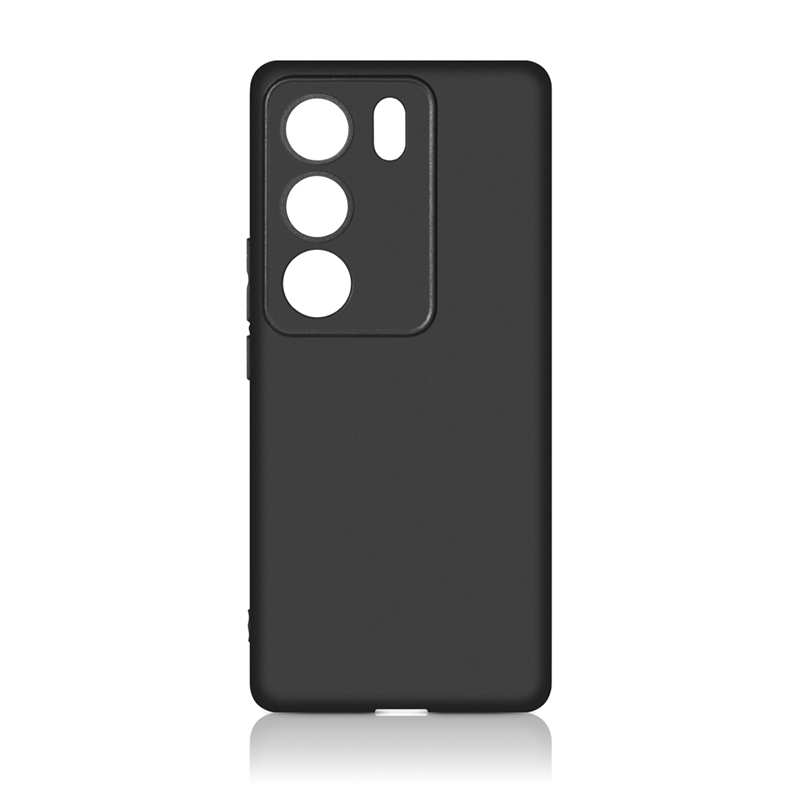 Чехол DF для Vivo S17 Pro Silicone Black vCase-22 в Москвe