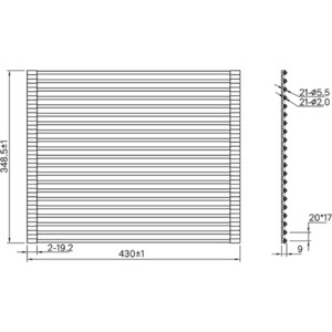 Ролл-мат IDDIS Kitchen Line 34.9х43 сатин (ROL35SRi59)