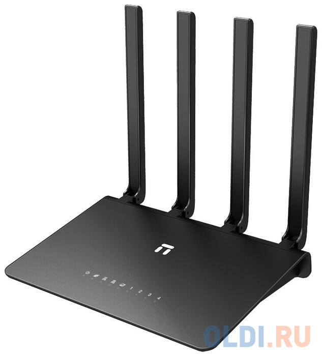 Wi-Fi роутер Netis N2 802.11abgnac 1167Mbps 2.4 ГГц 5 ГГц 4xLAN черный в Москвe