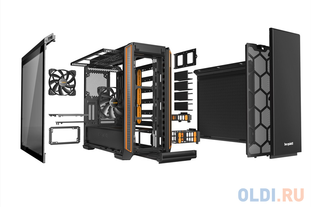 Корпус be quiet! SILENT BASE 601 Orange / midi-tower / side window / BGW25