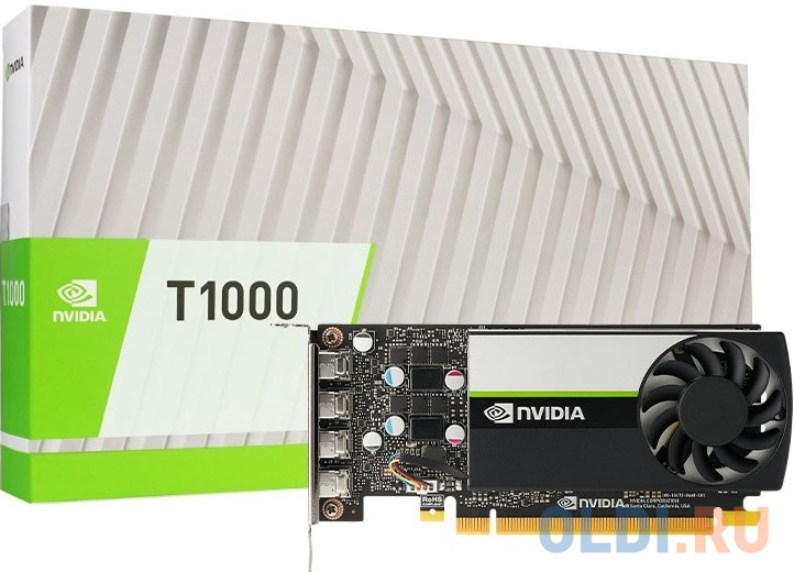 Профессиональная видеокарта  Nvidia T1000 4G  BOX  900-5G172-2550-000 в Москвe