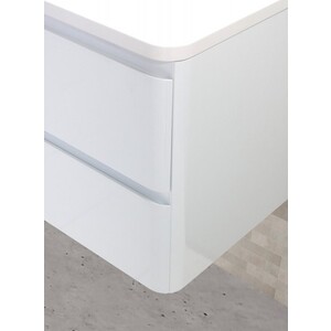 Тумба с раковиной BelBagno Albano 80 bianco lucido (ALBANO-800-2C-SO-BL, BB800/455-LV-MR-ALR)